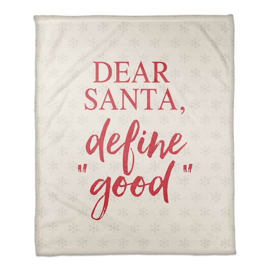 Dear Santa 50x60 Coral Fleece Blanket